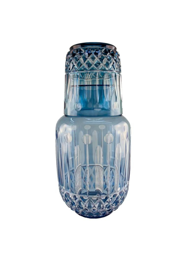 Garrafa de Moringa de Cristal C/ Copo Mozart Crystal By Frederico