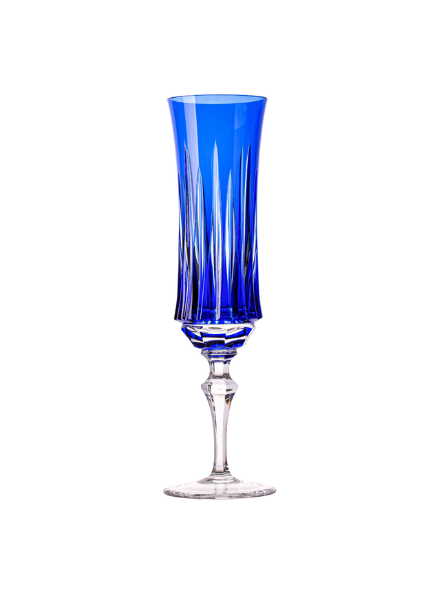 taca azul champanhe
