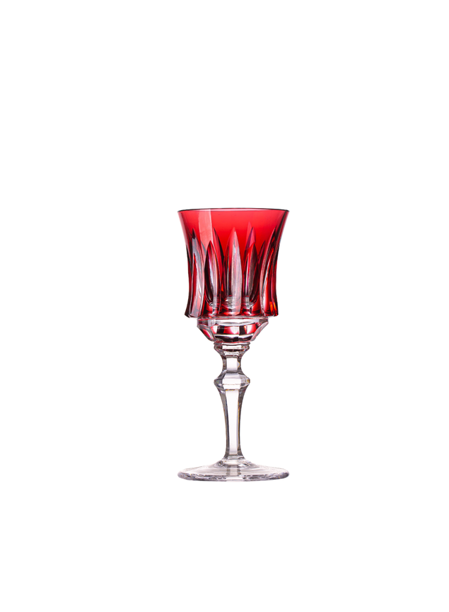 taca licor vermelho