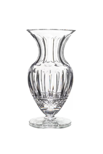 Vaso de Cristal By Frederico Strauss Mozart Crystal Lapidado 69 - 21CM