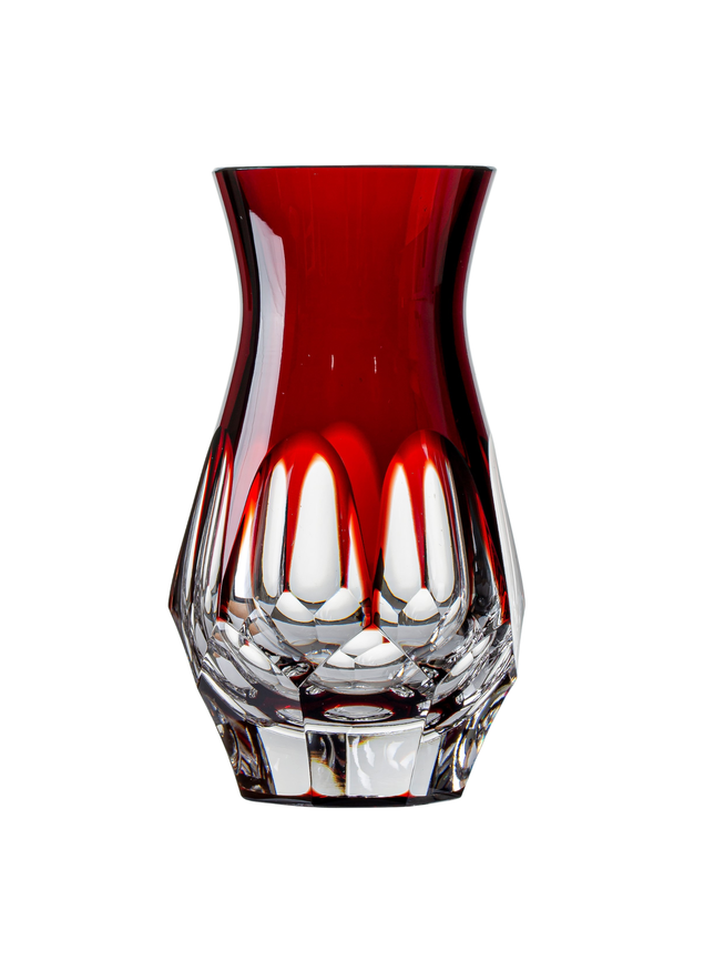 vaso centro de mesa vermelho mozart