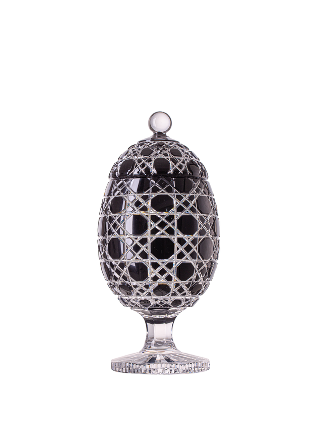 ovo de cristal pequeno preto mozart