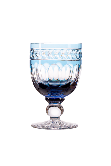 Taça de Cristal Laranjeiras Mozart Crystal By Frederico Strauss Azul