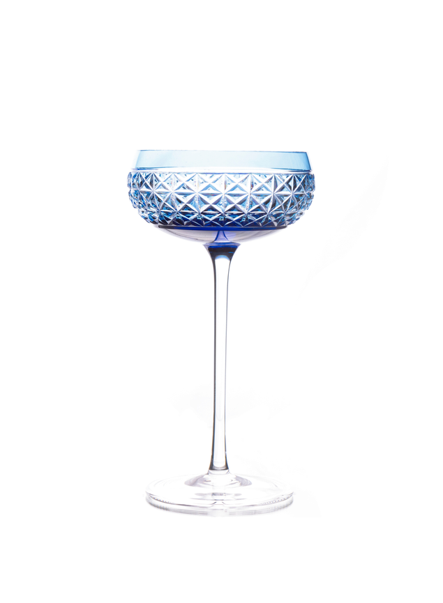 taca coupe bartender azul claro mozart