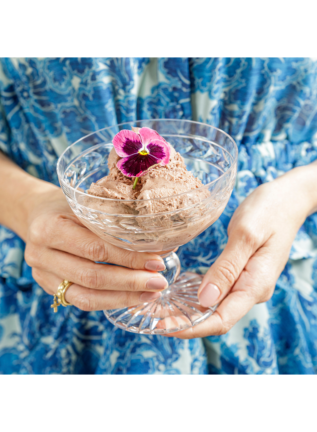 Jogo de 6 Taças de Cristal Laranjeiras para Sobremesa Mozart