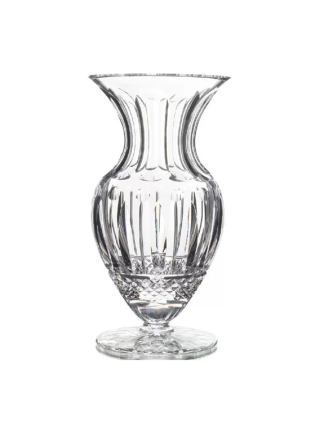 Vaso de Cristal By Frederico Strauss Mozart Crystal Lapidado 69 - 32CM