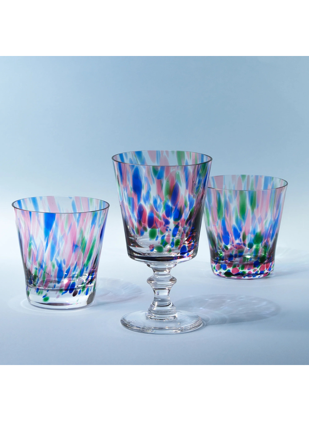 Jogo de 6 Copos de Cristal Casual Murano Color Mozart Crystal By