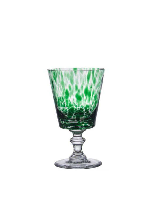 taca murano color verde