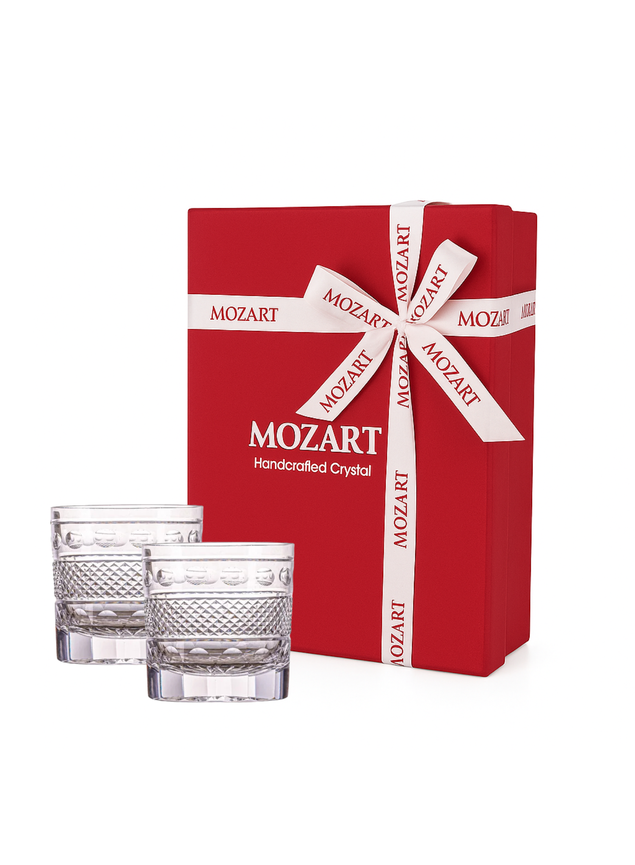 Jogo de 2 Copos de Cristal Double Blend Agente Secreto para Whisky