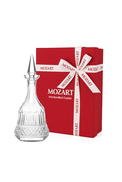 Licoreira de Cristal Flauta com Caixa Presente Mozart Crystal By